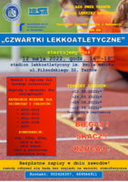 Plakat "Czwartków Lekkoatletycznych"